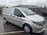 USED 2020 20 MERCEDES-BENZ VITO 2.1 116 CDI Premium Panel Van 5dr Diesel Manual RWD L2 Euro 6 (s/s) (163 ps) This 2020 Mercedes Benz Vito 116 CDI Premium RWD L2 Euro 6 (s/s) 5dr boasts a clear vehicle history and has had only one owner from new.  This well maintained example features a 2.1 litre diesel engine producing 161 bhp, paired with a Premium trim level.  For your convenience, it comes equipped with a reversing camera, Audio 15 with Bluetooth connectivity, and TEMPMATIC air conditioning.  Navigating tight spaces is made easier with Active Parking Assist, which includes front and rear sensors.