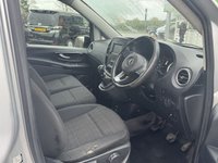 USED 2020 20 MERCEDES-BENZ VITO 2.1 116 CDI Premium Panel Van 5dr Diesel Manual RWD L2 Euro 6 (s/s) (163 ps) This 2020 Mercedes Benz Vito 116 CDI Premium RWD L2 Euro 6 (s/s) 5dr boasts a clear vehicle history and has had only one owner from new.  This well maintained example features a 2.1 litre diesel engine producing 161 bhp, paired with a Premium trim level.  For your convenience, it comes equipped with a reversing camera, Audio 15 with Bluetooth connectivity, and TEMPMATIC air conditioning.  Navigating tight spaces is made easier with Active Parking Assist, which includes front and rear sensors.