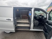 USED 2020 20 MERCEDES-BENZ VITO 2.1 116 CDI Premium Panel Van 5dr Diesel Manual RWD L2 Euro 6 (s/s) (163 ps) This 2020 Mercedes Benz Vito 116 CDI Premium RWD L2 Euro 6 (s/s) 5dr boasts a clear vehicle history and has had only one owner from new.  This well maintained example features a 2.1 litre diesel engine producing 161 bhp, paired with a Premium trim level.  For your convenience, it comes equipped with a reversing camera, Audio 15 with Bluetooth connectivity, and TEMPMATIC air conditioning.  Navigating tight spaces is made easier with Active Parking Assist, which includes front and rear sensors.
