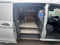 USED 2020 20 MERCEDES-BENZ VITO 2.1 116 CDI Premium Panel Van 5dr Diesel Manual RWD L2 Euro 6 (s/s) (163 ps) This 2020 Mercedes Benz Vito 116 CDI Premium RWD L2 Euro 6 (s/s) 5dr boasts a clear vehicle history and has had only one owner from new.  This well maintained example features a 2.1 litre diesel engine producing 161 bhp, paired with a Premium trim level.  For your convenience, it comes equipped with a reversing camera, Audio 15 with Bluetooth connectivity, and TEMPMATIC air conditioning.  Navigating tight spaces is made easier with Active Parking Assist, which includes front and rear sensors.