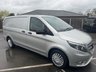 USED 2020 20 MERCEDES-BENZ VITO 2.1 116 CDI Premium Panel Van 5dr Diesel Manual RWD L2 Euro 6 (s/s) (163 ps) This 2020 Mercedes Benz Vito 116 CDI Premium RWD L2 Euro 6 (s/s) 5dr boasts a clear vehicle history and has had only one owner from new.  This well maintained example features a 2.1 litre diesel engine producing 161 bhp, paired with a Premium trim level.  For your convenience, it comes equipped with a reversing camera, Audio 15 with Bluetooth connectivity, and TEMPMATIC air conditioning.  Navigating tight spaces is made easier with Active Parking Assist, which includes front and rear sensors.