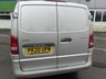 USED 2020 20 MERCEDES-BENZ VITO 2.1 116 CDI Premium Panel Van 5dr Diesel Manual RWD L2 Euro 6 (s/s) (163 ps) This 2020 Mercedes Benz Vito 116 CDI Premium RWD L2 Euro 6 (s/s) 5dr boasts a clear vehicle history and has had only one owner from new.  This well maintained example features a 2.1 litre diesel engine producing 161 bhp, paired with a Premium trim level.  For your convenience, it comes equipped with a reversing camera, Audio 15 with Bluetooth connectivity, and TEMPMATIC air conditioning.  Navigating tight spaces is made easier with Active Parking Assist, which includes front and rear sensors.