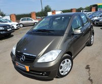 USED 2010 60 MERCEDES-BENZ A-CLASS 1.5 A160 Classic SE Hatchback 5dr Petrol CVT (157 g/km, 95 bhp) Aftermarket Infotainment Fitted