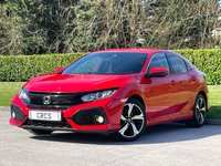 USED 2019 19 HONDA CIVIC 1.6 i-DTEC SR Hatchback 5dr Diesel Auto Euro 6 (s/s) (120 ps) SAT NAV+REVERSING CAMERA +BLUETOOTH