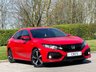 USED 2019 19 HONDA CIVIC 1.6 i-DTEC SR Hatchback 5dr Diesel Auto Euro 6 (s/s) (120 ps) SAT NAV+REVERSING CAMERA +BLUETOOTH