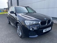 USED 2015 15 BMW X3 2.0 20d M Sport SUV 5dr Diesel Auto xDrive Euro 6 (s/s) (190 ps) SAT NAV, FRONT AND REAR SENSORS