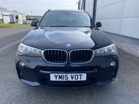 USED 2015 15 BMW X3 2.0 20d M Sport SUV 5dr Diesel Auto xDrive Euro 6 (s/s) (190 ps) SAT NAV, FRONT AND REAR SENSORS