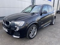 USED 2015 15 BMW X3 2.0 20d M Sport SUV 5dr Diesel Auto xDrive Euro 6 (s/s) (190 ps) SAT NAV, FRONT AND REAR SENSORS