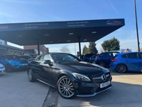 USED 2017 17 MERCEDES-BENZ C-CLASS 2.1 C220d AMG Line Cabriolet 2dr Diesel G-Tronic+ 4MATIC Euro 6 (s/s) (170 ps) 12 MONTHS MOT AND FULL SERVICE