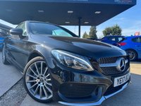 USED 2017 17 MERCEDES-BENZ C-CLASS 2.1 C220d AMG Line Cabriolet 2dr Diesel G-Tronic+ 4MATIC Euro 6 (s/s) (170 ps) 12 MONTHS MOT AND FULL SERVICE