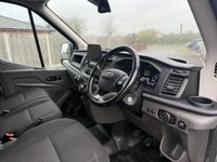 USED 2022 72 FORD TRANSIT 2.0 350 EcoBlue Trend Panel Van 5dr Diesel Manual RWD L4 H3 Euro 6 (s/s) (130 ps) TAIL LIFT This 2022 Ford Transit 2.0 350 EcoBlue Trend RWD L4 H3 Euro 6 (s/s) 5dr is a rare find, having had only one owner since new. This robust 350 Trend variant boasts a powerful 2.0L Diesel Engine and meets Euro 6 emission standards. It comes equipped with a 12in Touchscreen featuring the advanced SYNC 4 system, offering seamless integration with Android Auto and Apple CarPlay. For enhanced convenience and safety, it includes Front Parking Aid with Parking Assistance.
