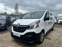 USED 2021 21 RENAULT TRAFIC CREW CAB KOMBI VAN 6 SEATER LWB 120bhp 6 SPEED EURO 6, 17,000 MILES 6 MNTH WARRANTY, FULL MOT, JUST SERVICED