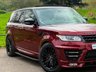 USED 2016 16 LAND ROVER RANGE ROVER SPORT 3.0 SD V6 AUTOBIOGRAPHY DYNAMIC LUMMA KIT BLACK PACK OPEN PAN ROOF HEAT & COOL SEATS SAT NAV TV REAR CAM STEPS 306 BHP HEAT+COOL SEATS~TV~BLACK PACK