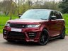 USED 2016 16 LAND ROVER RANGE ROVER SPORT 3.0 SD V6 AUTOBIOGRAPHY DYNAMIC LUMMA KIT BLACK PACK OPEN PAN ROOF HEAT & COOL SEATS SAT NAV TV REAR CAM STEPS 306 BHP HEAT+COOL SEATS~TV~BLACK PACK