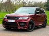 USED 2016 16 LAND ROVER RANGE ROVER SPORT 3.0 SD V6 AUTOBIOGRAPHY DYNAMIC LUMMA KIT BLACK PACK OPEN PAN ROOF HEAT & COOL SEATS SAT NAV TV REAR CAM STEPS 306 BHP HEAT+COOL SEATS~TV~BLACK PACK