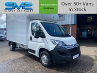 USED 2020 70 CITROEN RELAY 2.2 BLUEHDi 35 PLUS LUTON BOX VAN RARE 4 DOORS L3 EURO 6 BIGGER (165 BHP) WITH TAIL LIFT 6 MONTHS WARRANTY, FULL MOT, JUST SERVICED