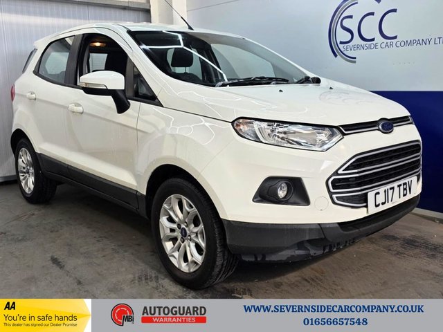 2017 17 Ford Ecosport 1.0T EcoBoost Zetec SUV 5dr Petrol Manual 2WD Euro 6 (s/s) (125 ps)
