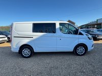USED 2018 18 FORD TRANSIT CUSTOM 2.0 320 EcoBlue Limited Crew Van Double Cab 5dr Diesel Auto L1 H1 Euro 6 (s/s) (6 Seat) (130 ps) Aircon/Heated Seats
