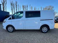 USED 2018 18 FORD TRANSIT CUSTOM 2.0 320 EcoBlue Limited Crew Van Double Cab 5dr Diesel Auto L1 H1 Euro 6 (s/s) (6 Seat) (130 ps) Aircon/Heated Seats