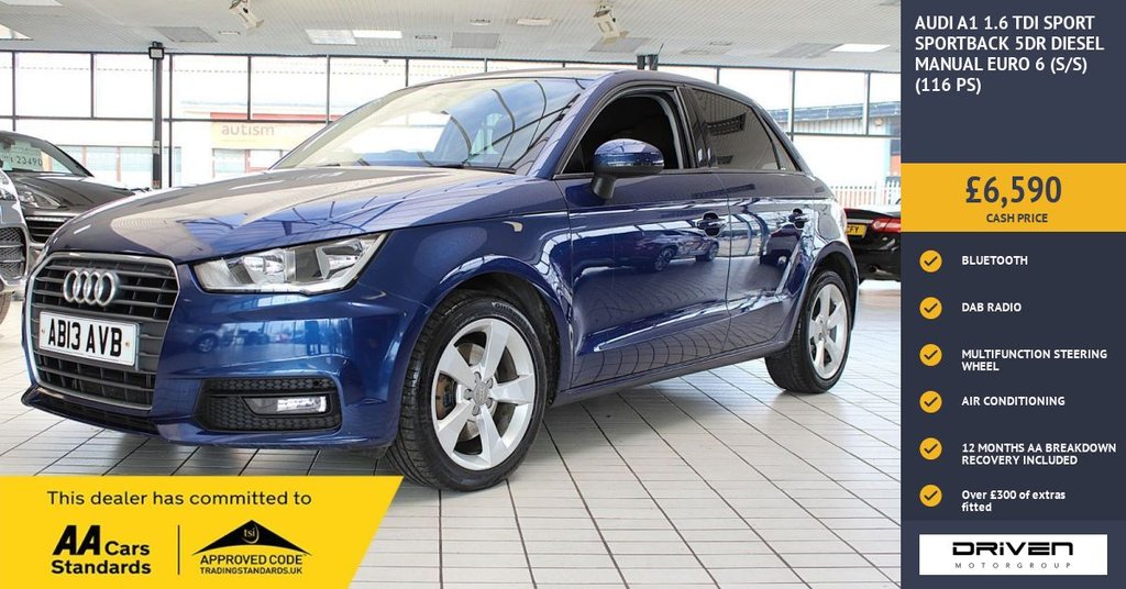 2016 Audi A1 1.6TDI Sportback 5d