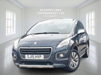 USED 2015 15 PEUGEOT 3008 1.6 e-HDi Active SUV 5dr Diesel EGC Euro 5 (s/s) (115 ps) Auto_&pound;20Tax_Low Milage_Diesel