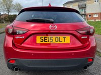 USED 2015 15 MAZDA MAZDA3 2.0 SKYACTIV-G Sport Nav Hatchback 5dr Petrol Manual Euro 6 (s/s) (121 ps) F/S/H - 2 Keys - LEZ - BTooth