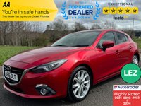 USED 2015 15 MAZDA MAZDA3 2.0 SKYACTIV-G Sport Nav Hatchback 5dr Petrol Manual Euro 6 (s/s) (121 ps) F/S/H - 2 Keys - LEZ - BTooth