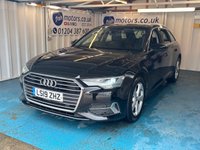 USED 2019 19 AUDI A6 AVANT 2.0 TDI 40 Sport Estate 5dr Diesel S Tronic Euro 6 (s/s) (204 ps)+2 KEYS+1 FORMER KEEPER+FSH+NAV+FULL LEATHER SEATS+PARK CONTROL+DAB+CLIMATE+DIGITAL DASH+MEDIA=BLUETOOTH+USB+AUX+18
