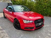 USED 2012 12 AUDI A5 CABRIOLET 3.0 TDI V6 S line Convertible 2dr Diesel Multitronic Euro 5 (s/s) (204 ps) Award Winning Used Car Dealer Essex