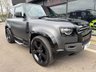 USED 2022 22 LAND ROVER DEFENDER 5.0 P525 V8 Carpathian Edition SUV 3dr Petrol Auto 4WD Euro 6 (s/s) (525 ps) * HUGE SPEC LIST * PANORAMIC SUNROOF * DEPLOYABLE TOWBAR * HEATED + COOLED LEATHER/SUEDECLOTH SEATS * HEADS-UP DISPLAY * HEATED STEERING WHEEL * 3D SURROUND CAMERA * HEATED REAR SEATS * 360 CAMERA * AIR SUSPENSION * APPLE CARPLAY * WIDE TRACK ARCHES * 22