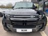 USED 2022 22 LAND ROVER DEFENDER 5.0 P525 V8 Carpathian Edition SUV 3dr Petrol Auto 4WD Euro 6 (s/s) (525 ps) * HUGE SPEC LIST * PANORAMIC SUNROOF * DEPLOYABLE TOWBAR * HEATED + COOLED LEATHER/SUEDECLOTH SEATS * HEADS-UP DISPLAY * HEATED STEERING WHEEL * 3D SURROUND CAMERA * HEATED REAR SEATS * 360 CAMERA * AIR SUSPENSION * APPLE CARPLAY * WIDE TRACK ARCHES * 22