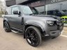 USED 2022 22 LAND ROVER DEFENDER 5.0 P525 V8 Carpathian Edition SUV 3dr Petrol Auto 4WD Euro 6 (s/s) (525 ps) * HUGE SPEC LIST * PANORAMIC SUNROOF * DEPLOYABLE TOWBAR * HEATED + COOLED LEATHER/SUEDECLOTH SEATS * HEADS-UP DISPLAY * HEATED STEERING WHEEL * 3D SURROUND CAMERA * HEATED REAR SEATS * 360 CAMERA * AIR SUSPENSION * APPLE CARPLAY * WIDE TRACK ARCHES * 22