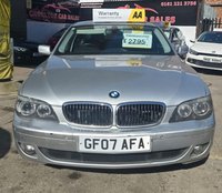 USED 2007 07 BMW 7 SERIES 3.0 730d Sport Saloon 4dr Diesel Auto Euro 4 (231 ps) 3.0L,DIESEL,AUTOMATIC,LEATHER,FULLMOT,SERVICEHISTORY,SERVICED,CLEAN,RELIABLE,STRONG