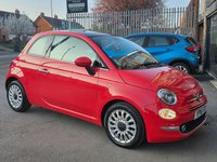 USED 2016 16 FIAT 500 1.2 Lounge Hatchback 3dr Petrol Manual Euro 6 (s/s) (69 bhp) 6 MONTHS RAC WARRANTY 2 KEYS
