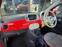 USED 2016 16 FIAT 500 1.2 Lounge Hatchback 3dr Petrol Manual Euro 6 (s/s) (69 bhp) 6 MONTHS RAC WARRANTY 2 KEYS