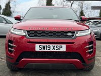 USED 2019 19 LAND ROVER RANGE ROVER EVOQUE 2.0 D180 R-Dynamic SE SUV 5dr Diesel Auto 4WD Euro 6 (s/s) (180 ps) RANGE ROVER MAIN DEALER SERVICE HISTORY ( 7 STAMPS) + FRONT AND REAR PARKING SENSORS +  REAR CAMERA +  21 INCH ALLOYS +  DIGITAL COCKPIT WITH NAVIGATION +  HEATED SEATS +  ELECTRIC SEATS WITH MEMORY FUNCTION +  APPLE CARPLAY +  LEATHER SEATS +  PADDLE SHIFTERS + BLUETOOH +  DAB RADIO +  CRUISE CONTROL +