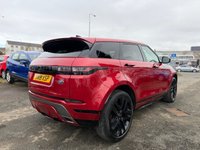 USED 2019 19 LAND ROVER RANGE ROVER EVOQUE 2.0 D180 R-Dynamic SE SUV 5dr Diesel Auto 4WD Euro 6 (s/s) (180 ps) RANGE ROVER MAIN DEALER SERVICE HISTORY ( 7 STAMPS) + FRONT AND REAR PARKING SENSORS +  REAR CAMERA +  21 INCH ALLOYS +  DIGITAL COCKPIT WITH NAVIGATION +  HEATED SEATS +  ELECTRIC SEATS WITH MEMORY FUNCTION +  APPLE CARPLAY +  LEATHER SEATS +  PADDLE SHIFTERS + BLUETOOH +  DAB RADIO +  CRUISE CONTROL +
