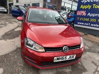 USED 2016 65 VOLKSWAGEN GOLF 2016/65 1.6 TDI BlueMotion Tech SE Estate 5dr Diesel DSG Euro 6 (s/s) (110 ps), 2 Owners from new, Low tax band ***************** AUTOMATIC *******************