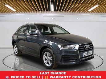 2018 AUDI Q3 1.4 TFSI CoD Sport SUV 5dr Petrol Manual Euro 6 (s/s) (150 ps) &pound;10073.00