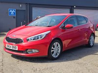 USED 2014 64 KIA CEED 1.6 GDi 3 Hatchback 5dr Petrol DCT Euro 5 (133 bhp) AUTO + LOW MILES + SAT NAV + HD CAMERA + SENSORS + CRUISE