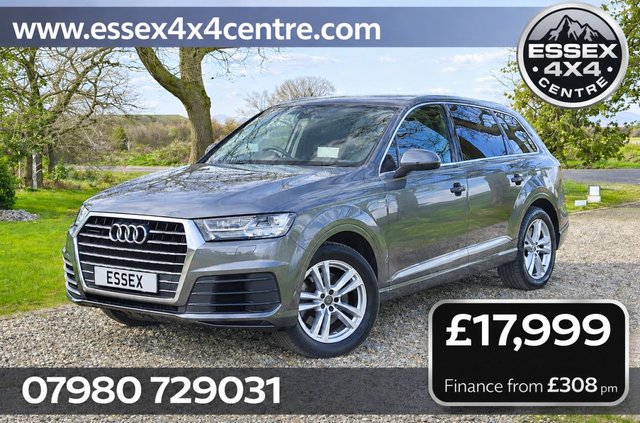 View our Audi Q7 3.0 TDI V6 S-LINE QUATTRO AUTOMATIC 4X4 7 SEATER (EURO 6) 