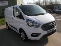 USED 2023 73 FORD TRANSIT CUSTOM 2.0 300 EcoBlue Trend Panel Van 5dr Diesel Manual L1 H1 Euro 6 (s/s) (130 ps) Air Con, 44000 miles, 3 Months RAC Warranty, Finance Available