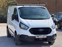 USED 2023 73 FORD TRANSIT CUSTOM 2.0 300 EcoBlue Leader Panel Van 5dr Diesel Manual L1 H1 Euro 6 (s/s) (130 ps) FULL SERVICE HISTORY*ROOF RACK
