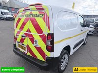 USED 2021 21 PEUGEOT PARTNER White 1.5 BlueHDi Euro 6 panel van, 41,000 miles, ULEZ compliant, 5-Speed manual, A/C, Bluetooth, DAB Radio. Plus VAT @ 20%! This 2021 Peugeot Partner van boasts exceptionally low mileage for its age, having covered just 41,000 miles. This one owner vehicle comes with a full service history, with its last service completed on 16 January 2026 at 40,406 miles. It is powered by a 1.5 litre BlueHDi diesel engine, meeting Euro 6 emission standards. For your peace of mind, a 12 month MOT will be provided on purchase, and the vehicle is covered by a 3 month warranty.  The Peugeot Partner 1.5 BlueHDi 1000 Professional Standar