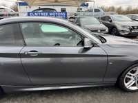 USED 2014 14 BMW 2 SERIES 220D, 2.0 Turbo Diesel, M Sport, 2 Door Coupe, Manual, Euro 6. FULL 12 MONTH MOT WITH EVERY CAR