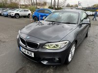 USED 2014 14 BMW 2 SERIES 220D, 2.0 Turbo Diesel, M Sport, 2 Door Coupe, Manual, Euro 6. FULL 12 MONTH MOT WITH EVERY CAR