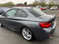 USED 2014 14 BMW 2 SERIES 220D, 2.0 Turbo Diesel, M Sport, 2 Door Coupe, Manual, Euro 6. FULL 12 MONTH MOT WITH EVERY CAR