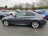 USED 2014 14 BMW 2 SERIES 220D, 2.0 Turbo Diesel, M Sport, 2 Door Coupe, Manual, Euro 6. FULL 12 MONTH MOT WITH EVERY CAR
