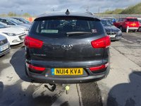 USED 2014 14 KIA SPORTAGE 2.0 Turbo Diesel (CRDI), 4 Wheel Drive, KX-4, 5 Door SUV, Manual. FULL 12 MONTH MOT WITH EVERY CAR