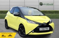 USED 2016 66 TOYOTA AYGO 1.0 VVT-i x-cite 3 Yellow Bi-Tone Hatchback 5dr Petrol Manual Euro 6 (68 ps) LONG MOT, JUST BEEN SERVICED, HPI CLEAR, 2 X KEYS, 1 PREVIOUS OWNER! BLUETOOTH, AIR CON, ELECTRIC WINDOWS, PRIVACY GLASS, BLACK GLOSS ALLOYS!